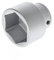 GEDORE Vaso, Llave de vaso, Accionamiento de 3/4'' 20 mm, Hexagonal, 55 mm de ancho, Herramienta, 32 55, Acero cromado