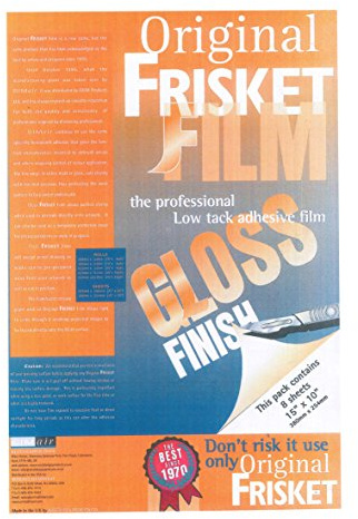 Original Frisket 15-Inch by 10-Inch Gloss Masking Sheets, 8-Pack