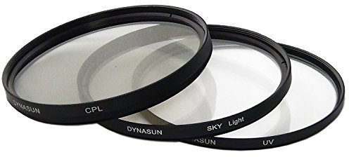 Filtro Ultra Violetto DynaSun UV 58mm + Polarizzatore Circolare CPL 58 mm C-PL + Skylight SKY