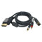 Generic 720P HD VGA RCA L/R Audio Cable Cord for Xbox 360, 6 Feet, Gray