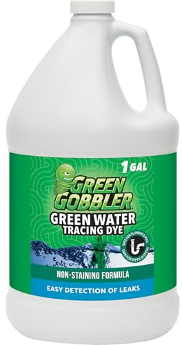 EcoClean Solutions Tinte fluorescente de trazado de agua verde y detección de fugas, 1 galón