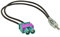tomzz Audio 1503-015 Adaptateur d'antenne Double Fakra (M) mâle vers DIN (M) mâle 150 Ohm Compatible avec Audi Seat Skoda Fiat Mercedes Peugeot VW