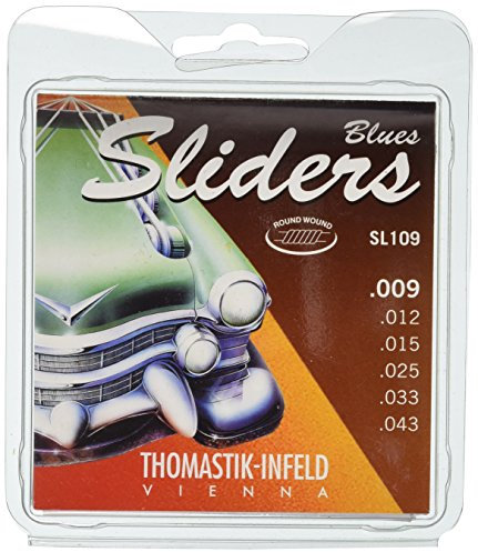 Corde per chitarra Thomastik Gioco elettrico Blues Sliders 09-43