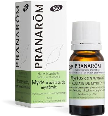 Pranarôm Organic Essential Oil Myrtenyl Acetate Myrtle (Myrtus communis CT myrtenylacetaat) 10 ml