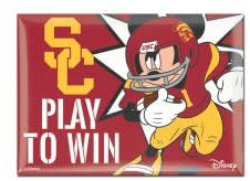 Wincraft NCAA USC Disney Metallmagnet, Mehrfarbig, 6,4 x 8,9 cm