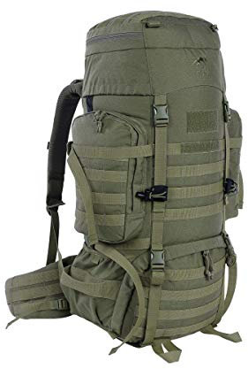 Tasmanian Tiger TT Raid Pack MK3 52 Liter Militär Trekking-Rucksack mit abnehmbarem Hüftgurt, Molle System und Trinkblasen-Vorbereitung