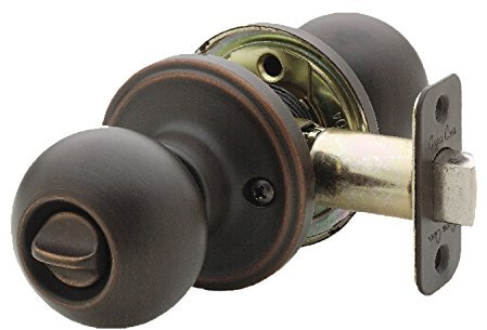 Copper Creek BK2030TB Ball Door Knob, Privacy Function, 1 Pack, Tuscan Bronze