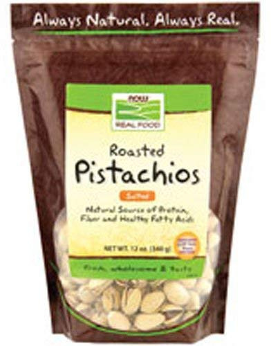 Now Foods Pistachios Roasted and Salted - 12 oz (Multi-Pack)