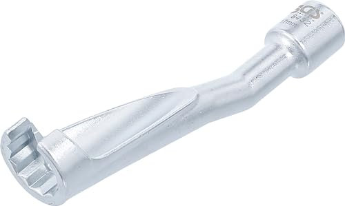BGS 8432 | Spezial-Schlüssel für Einspritzleitungen | für BMW, Opel 2.5TD, Mercedes-Benz | Antrieb 10 mm (3/8) | SW 17 mm