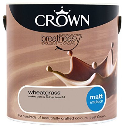 Crown Breatheasy Emulsion Paint - Silk - Wheatgrass - 2.5L