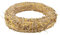 Rayher 8907131 Strohkranz, Naturmaterial, 25 cm ø, Naturkranz, Kranzrohling, Unterring zum Bestecken, Umwickeln und Bekleben