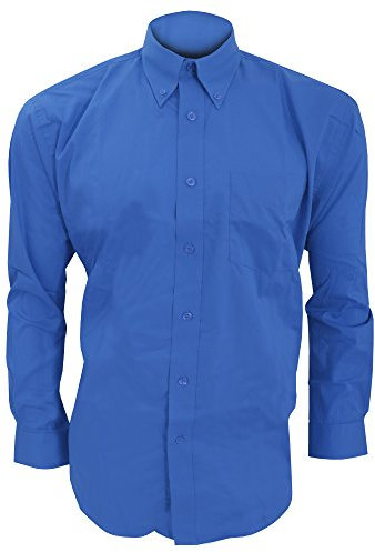 Kustom Kit Mens Corporate Oxford Shirt Royal Blue 14.5
