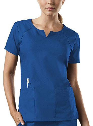 Smart Round Neck Top 1706 (L [42-45], Blau [Blue])