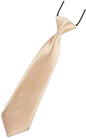 familientrends Kinder Jungen Baby Krawatte Binder Schlips Hochzeit Kommunion Konfirmation Party, Grösse Accessoire:Klein;Farbe:Beige