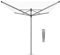 Brabantia - Lift-O-Matic drehbaren Wäschespinne - Reibungsloses Drehungen - UV-beständige Wäscheleine, 40 m - Kein Durchhängen - Auch für Kleiderbügel - Metallic Grey, 40m