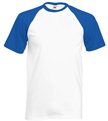 Fruit of the Loom Baseball T-Shirt S M L XL XXL