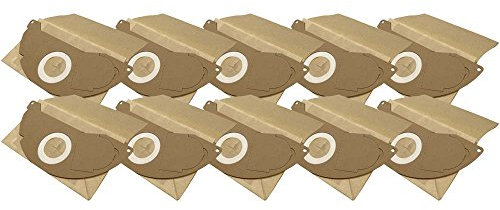 Industrie de Chantier-Heavy Aspirateur SACS PAPIER pour Kärcher 69043220 Gewerbe, 6.904–322 10 Staubsaugerbeutel Kärcher A 2074 pt, 6.904-322