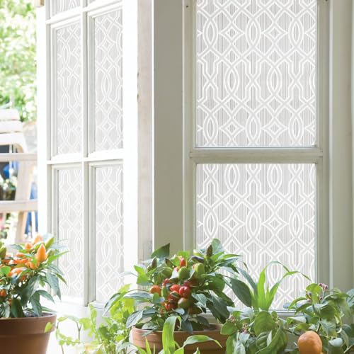 Artscape Classico | Decorative Privacy Window Film with Textured Glass Pattern | Non-Adhesive & UV Protection | Easy to Apply & Removable | 61 x 91 cm