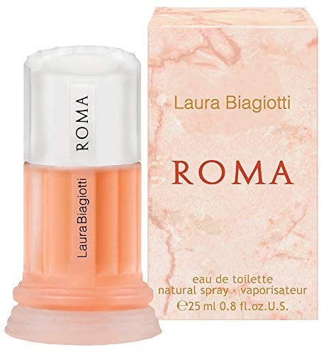 Laura Biagiotti Roma woman Eau de Toilette, 25 ml, 1er Pack, (1x 25 ml) Geblümt