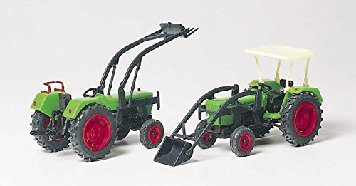 Preiser 1:87 - PR17922 - Modelleisenbahn - Traktor Bauernhof Deutz D6206-2 Stück