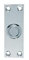 Carlisle Brass AA31SC Victorian Bell Push, Silver