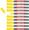 edding 361 Whiteboardmarker - gelb - 10 Whiteboard Stifte - Rundspitze 1 mm - Boardmarker abwischbar - für Whiteboard, Flipchart, Magnettafel, Pinnwand, Memoboard - Sketchnotes