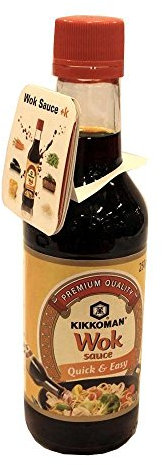 Kikkoman Woksauce 'Quick & Easy' Bouteille de 250 ml (rapide et facile)