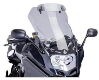 PUIG 6375H Visier, Luftabweiser, einstellbar, Kupplungen mit Klemme, 315 x 100 mm