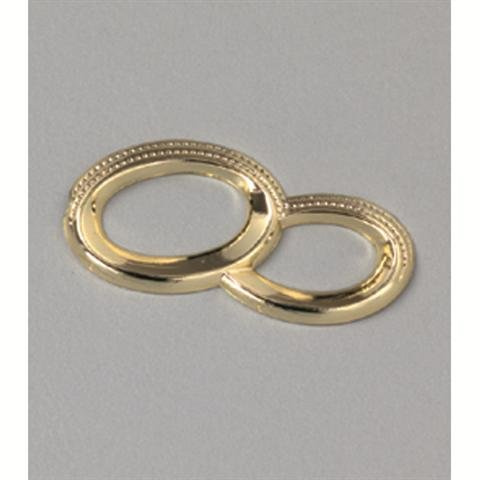 EFCO - Miniatur Doppelring 25 mm 5 Stk. gold