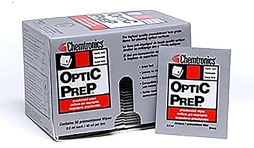 Chemtronics CP410 Optic Prep Lens Pad Wipes 4 x 8 1-4 50 Pack