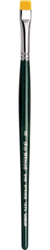 Da Vinci 1374 Series One Stroke Pinsel, Kunstfaser, Grün, 18 x 0,8 x 30 cm
