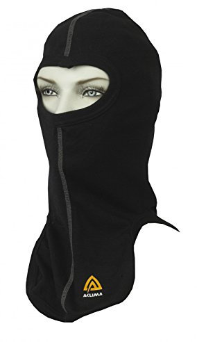 Aclima Warmwool Balaclava, Black, ONE Size