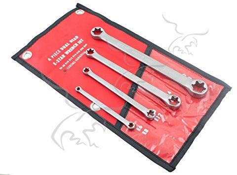 JUEGO DE 4 LLAVES TORX PLANAS HEMBRA