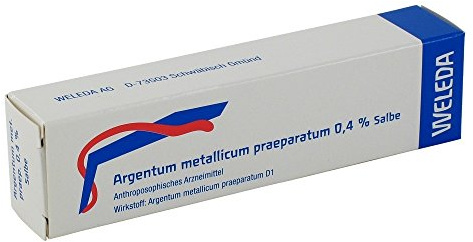 Argentum Metallicum Praeparatum 0,4% Salbe, 25 g