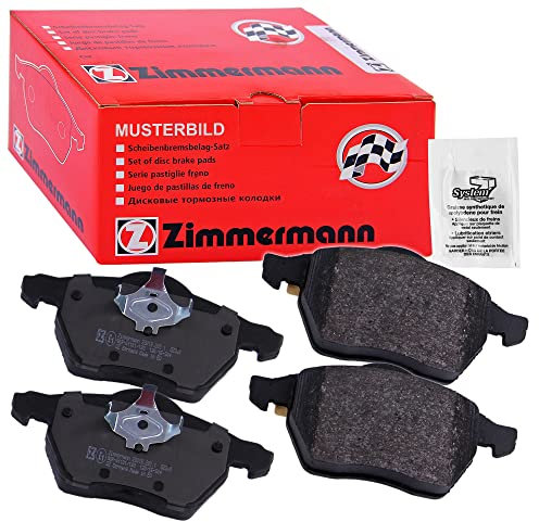 ZIMMERMANN 23914.170.2 Serie Bremsbeläge, vorne/hinten, 2 Sensoren, inklusive Platte dämpfend