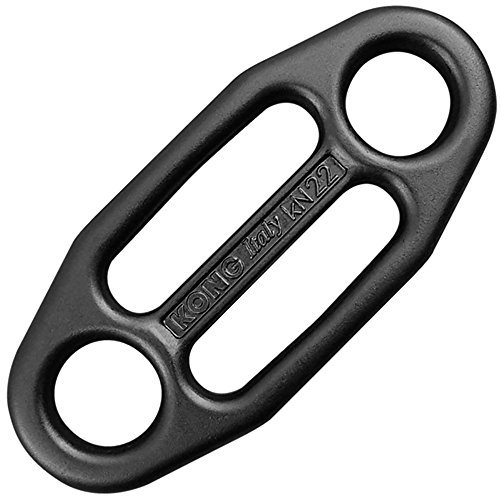 Kong Italy Gigi Placa DE Belay Multiusos, Unisex Adulto, Negro, Talla única