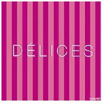 20 serviettes papier jetables intissé, 25x25cm, Françoise Paviot,modèle Délice Fuchsia