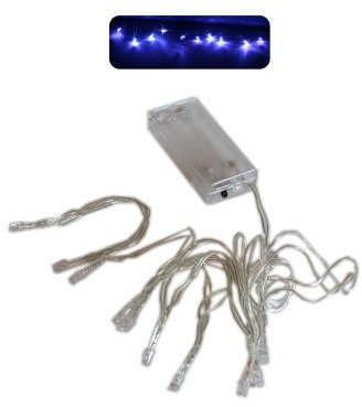 LED-Minilichterkette 10tlg. Blau