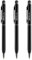 Stylus Pen, iSOUL Pack of 3 Styli Capacitive Touchscreen Pens For Smartphones 2-in-1 Hybrid Ballpoint Touch Pen for iPhone, iPad, Pro, iPad 10.2 2020 (8th Gen), Galaxy, Nexus, Huawei, Tablet Stylus
