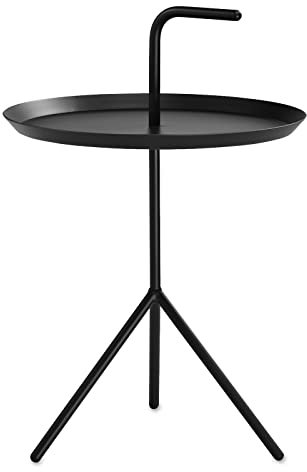 Hay DLM Beistelltisch, Stahl, Black, 58cm, Schwarz
