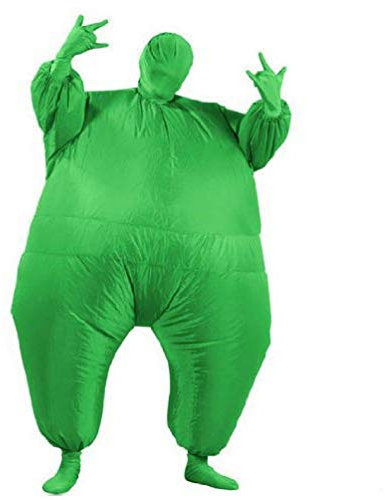 AirSuits Inflatable Fat Chub Suit Second Skin Fancy Dress Party Costume - GREEN - [Warehouse Deal]