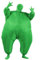 AirSuits Inflatable Fat Chub Suit Second Skin Fancy Dress Party Costume - GREEN