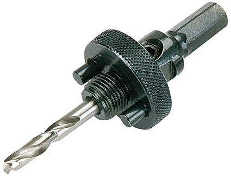Alyco 197200 - Husillo mango hexagonal 7/16 con broca guia HSS para coronas bimetalicas de 32-152 mm