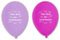 Unbekannt 10 Luftballons Alles Gute zur Konfirmation, Flieder & Fuchsia, ca. 30 cm Durchmesser