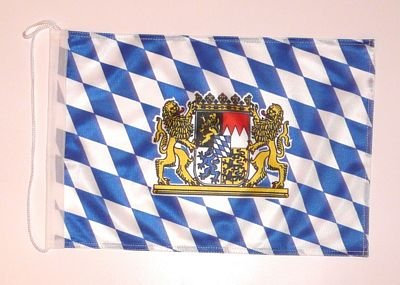 Bootsflagge Freistaat Bayern mit Löwen Fahne Flagge