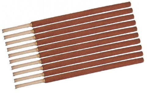 Yantec Wachstuchfackel 10 Stück Paket ca. 55 cm