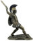 Hector griech. Krieger trojanischer Krieg Troja Achilles Hector Figur bronziert