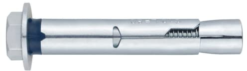 Index Fixing Systems CH-TO Packung mit 100 verdrehsicheren Verankerungen für hohe Lasten, verzinkte Beschichtung, Sechskantschraube 6,8 mm, ACHT11C
