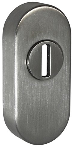 Edelstahl Schutzrosette SR-5245 Oval Schieberosette mit ZA Türbeschlag