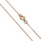 Fein 9K Rotgold Diamantschliff Panzerkette 45,7 cm (18 Inch)